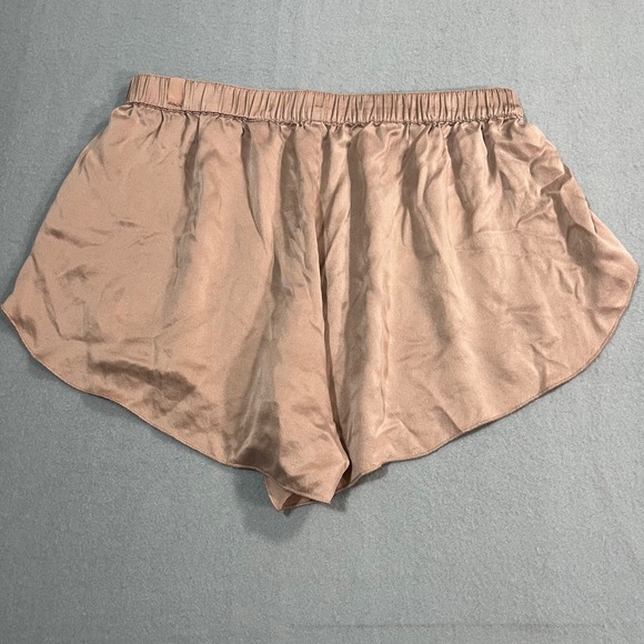 Lunya Good In Bed Silk Lounge Sleep Shorts Elastic Waist Comfy Casual blush pink - Picture 8 of 12